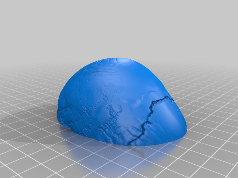 3D Printed Human Skull – Anatomical Model (3-Piece Set, Custom Color)