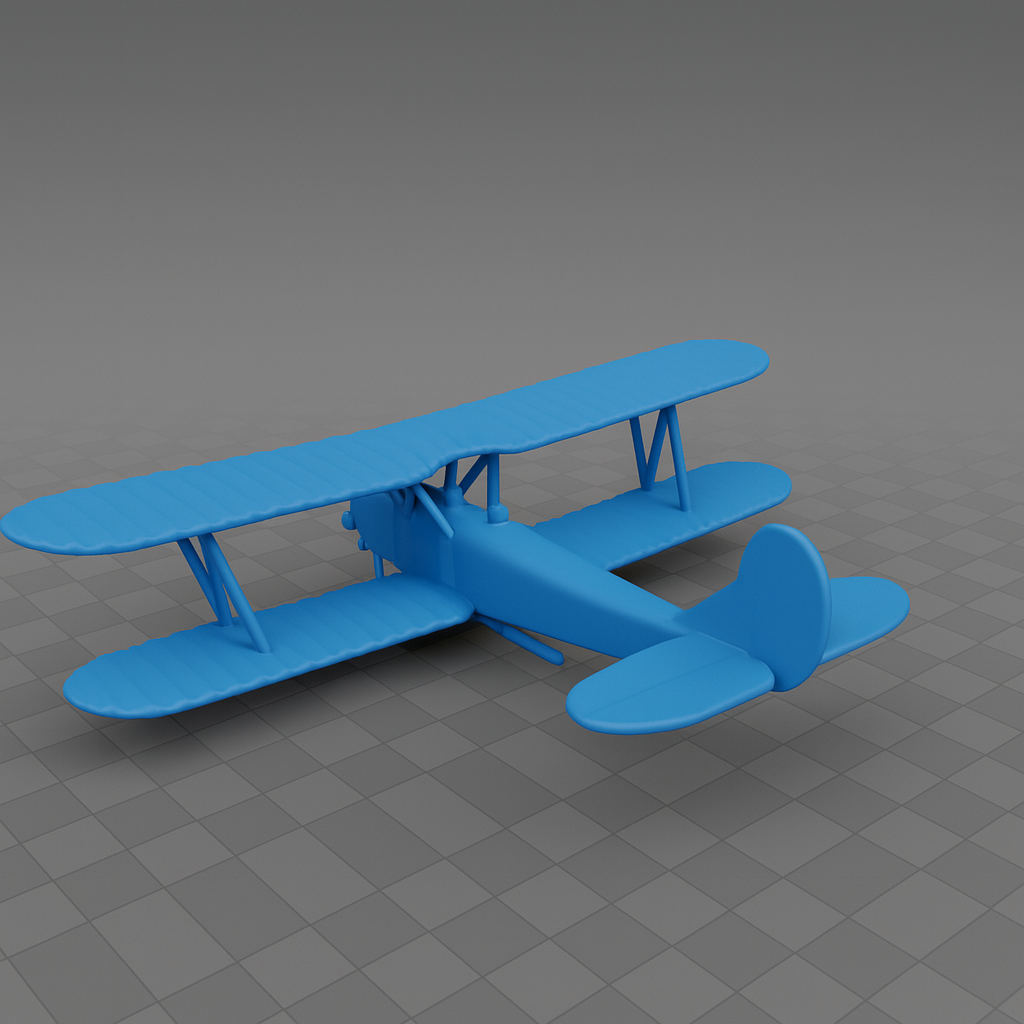 Polikarpov Po-2 1/144 Scale Model – 3D Printed Soviet WWII Biplane Aircraft